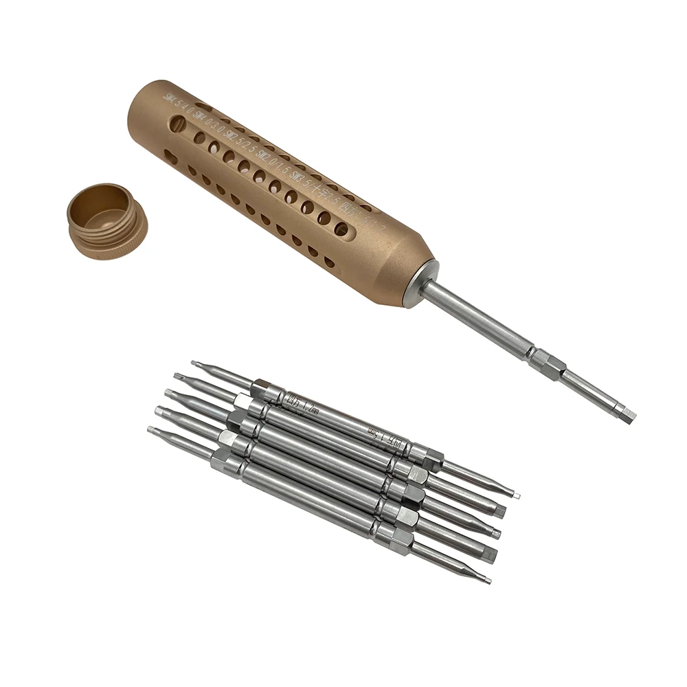 

Stainless Steel Bone Screwdriver Sets Hex /Star Drivers Quick Coupling Handle Veterinary Orthopedic Instrument