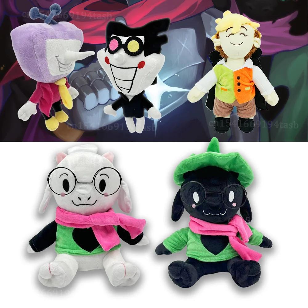 TreasuringU Neue Deltarunes Plüschtiere Kawaii Ralsei Plüsch-Stofftiere Tenna Stoffpuppe Kris Plüschfigur Geburtstagsgeschenke
