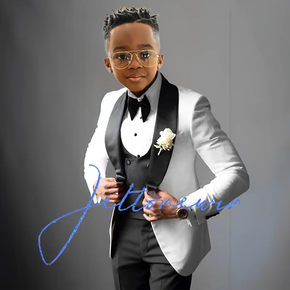 Boys Formal Suit Set Wedding Tuxedo 2-16 years