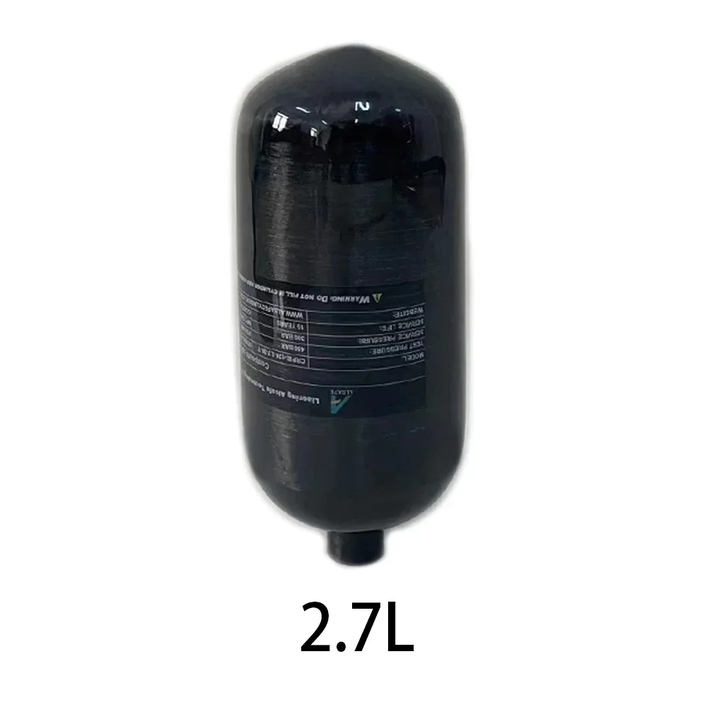 TUXING 4500PSI 300Bar 2.7L Carbon Fiber Cylinder High Pressure Air Tank with Val