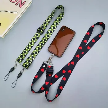 New adjustable phone lanyard, iphone 15 double buckle crossbody rope, colorful shoulder strap rope, multi-purpose safety lanyard