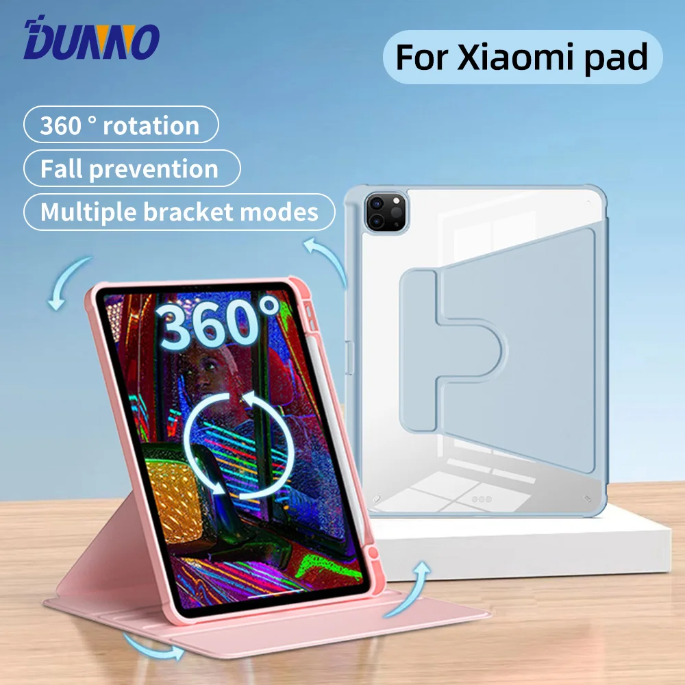 360° Rotating TPU Flip Protective Tablet Case