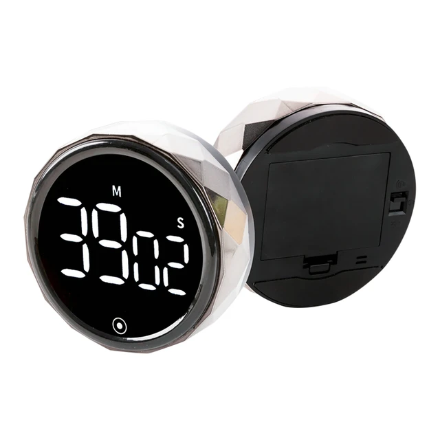 Magnetic Kitchen Led Mute Timer Kitchen Countdown Timer Self Regulated  RotaryTimer Suction Beauty Movement Reminder