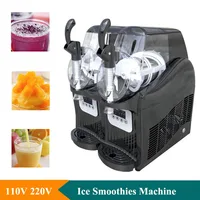 2 Bowls 2.5Lx2 Ice Slush Fruit Juice Machine 110V 220V Electric Slush Ice Drinking Machine Big Capacity Frozen Drink Machine 1