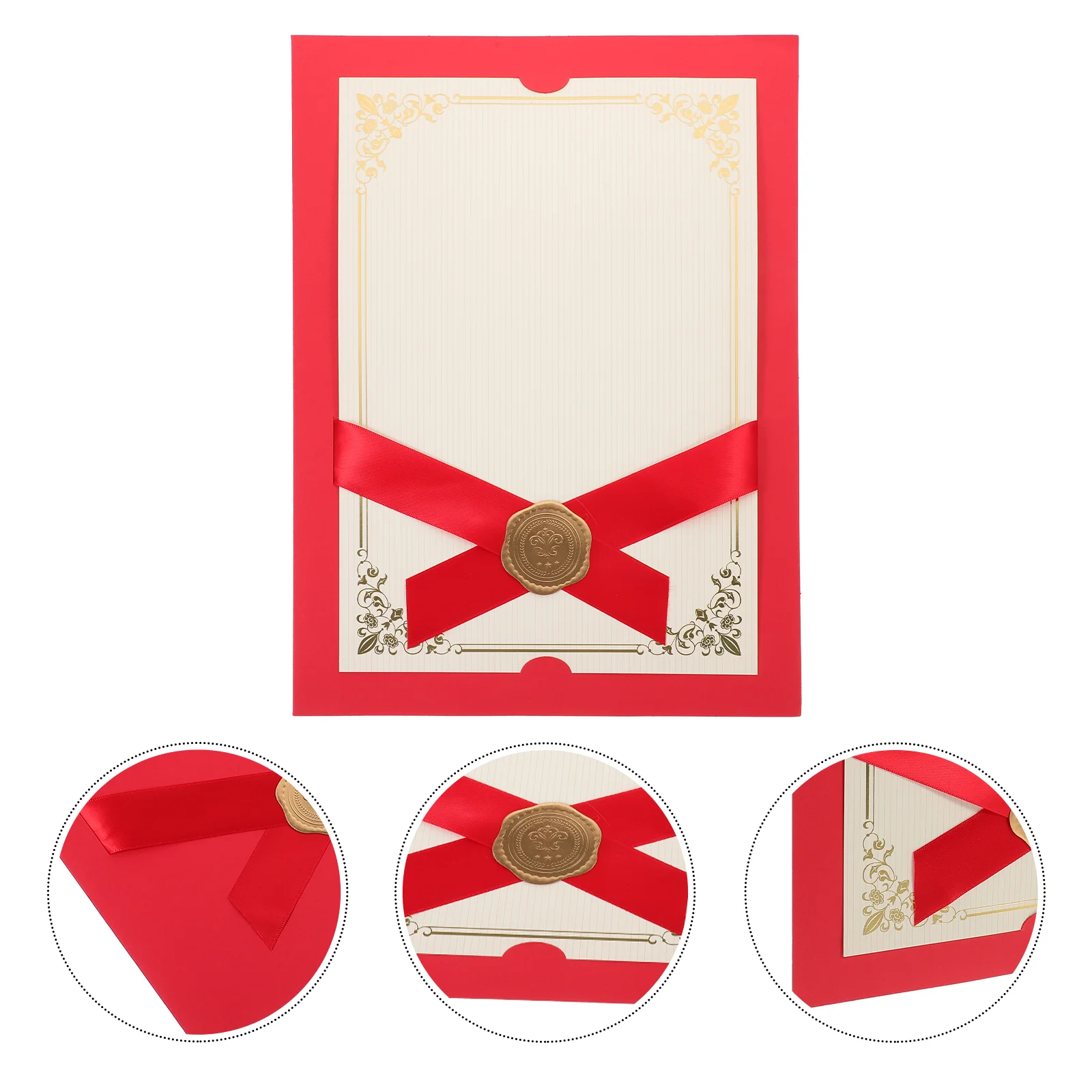 Certificate Envelope Graduation Covers Diploma Folders Paper Shells Document Holders Bronzing