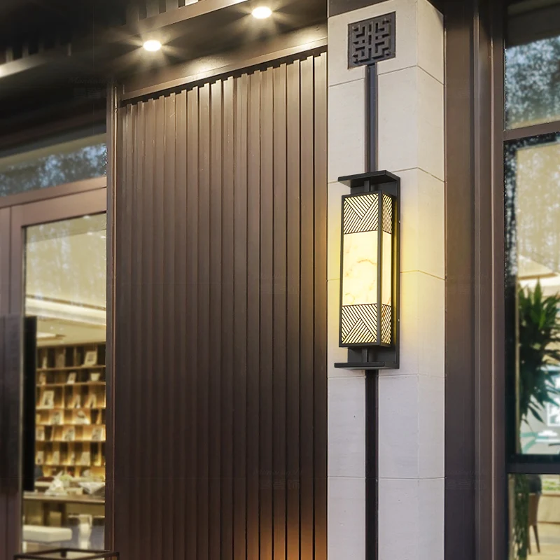 Modern Chinese Waterproof Outdoor Wall Lamp 2
