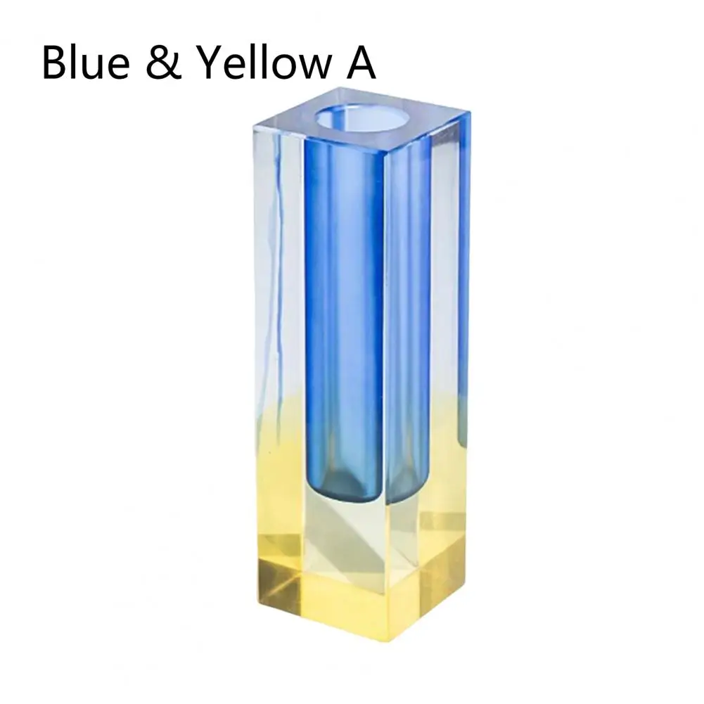 Convenient Flower Holder Multi-use Cuboid Vase European Style Arrangement Table Flower Arrangement Vase 5