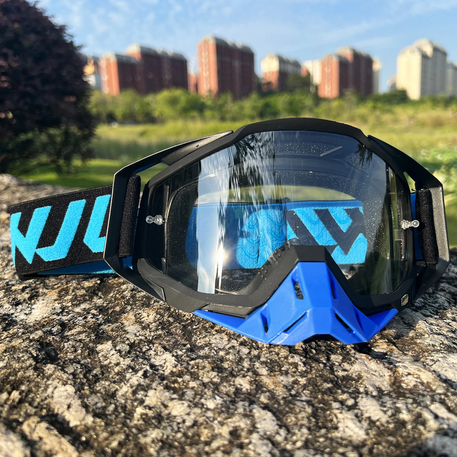 WJL gafas de Motocross para hombre, gafas de sol para motocicleta, máscara MTB ATV, protección a prueba de viento, esquí, ciclismo, carreras, todoterreno