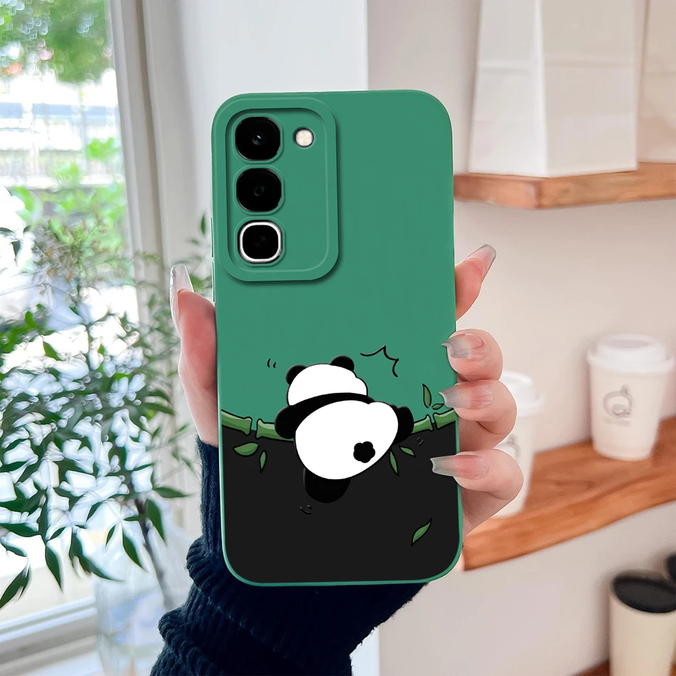 Sweet Flower Bunny Soft Liquid Silicone Lens Protection Phone Cover