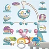 Musical Baby Crib Mobile Lights Remote Control Music Box Rotating Animals Rattles  Ceiling Star Projection Nursery Toys Infants 5