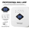 Rechargable UV LED Nail Lamp Dryer With HD Display Smart Nail Drying Lamp for Fast Dry Curing All Gel Nail Polish Manicure Tools 6