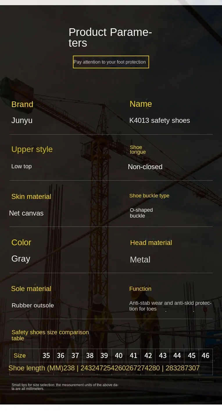 Safety Shoes, Anti Impact, Anti Wear Insulation, 6KV Mesh Breathable, Lightweight Electrician Non-metallic Safety Shoes