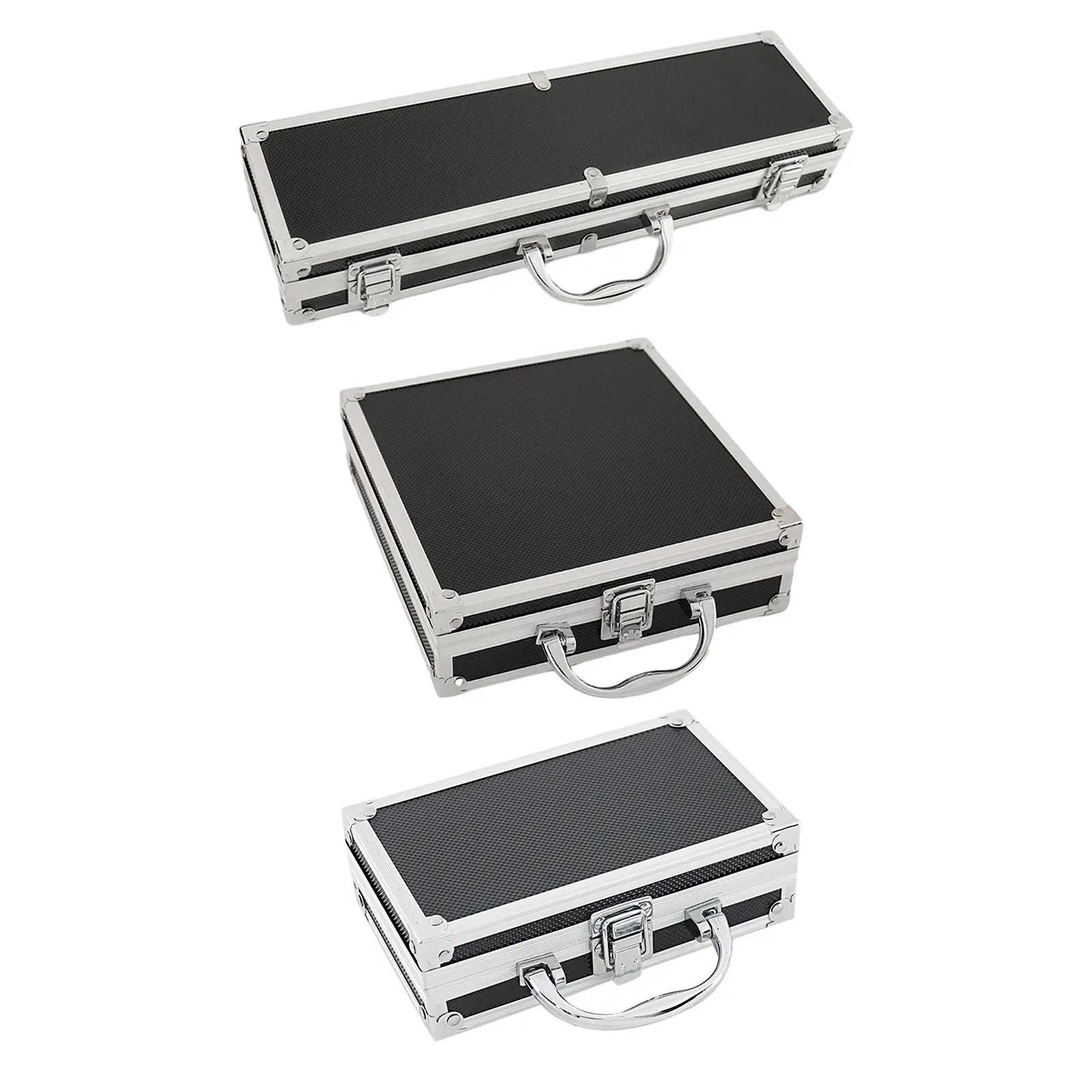 Mic Bag EVA Foam Interior Hard Shell Shockproof Multi Compartment Instrument Box Microphone Carrying Case Mic Gear Storage Box