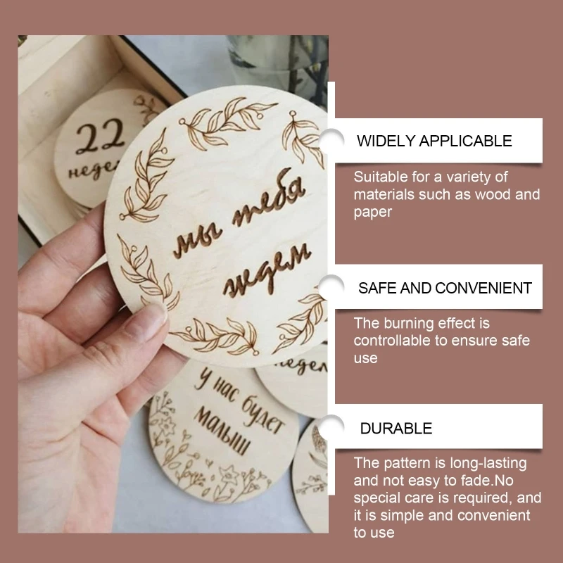 3Pieces Wood Burning Pen Pyrography Marker for Wood Painting Craft, Burning Marker, Crafting Pen
