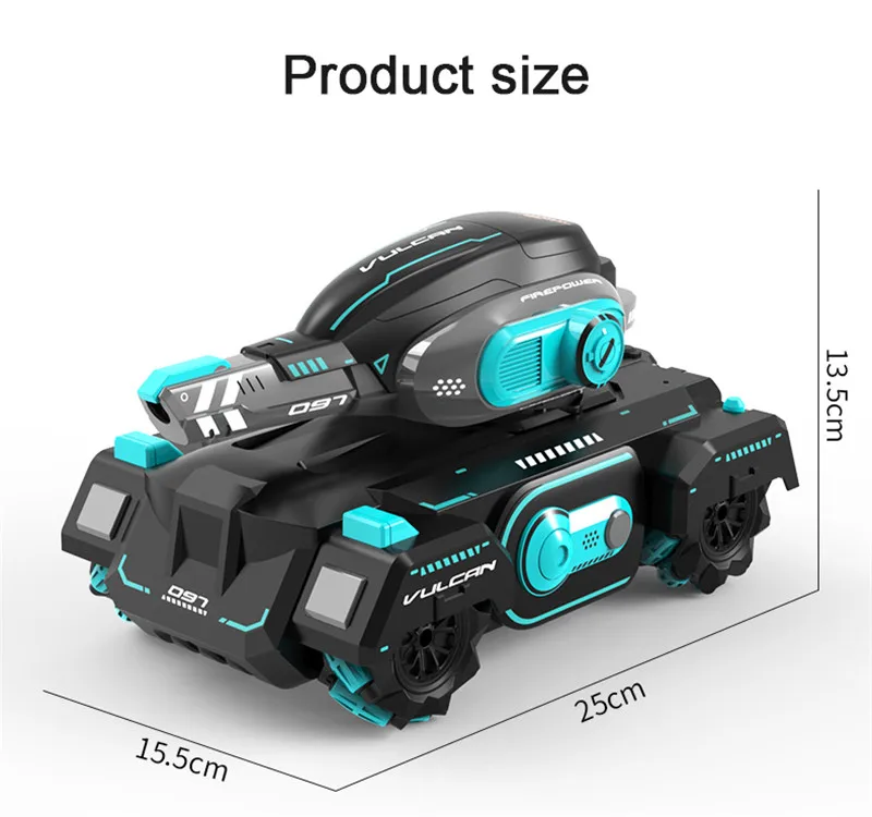 rc car hobby shop near me 4WD 9Channels2.4GHz RC Tank Can360°Rotation Remote Control Water Bomb Shooting Competitive Gesture Radio Sensing Children's Toys fastest rc car in the world