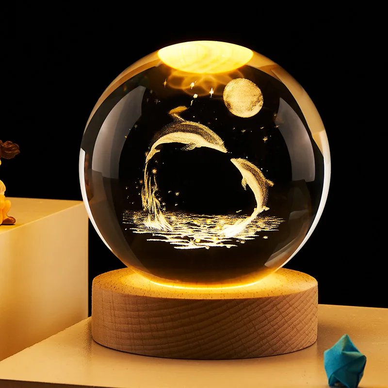 Dolphins and Moon