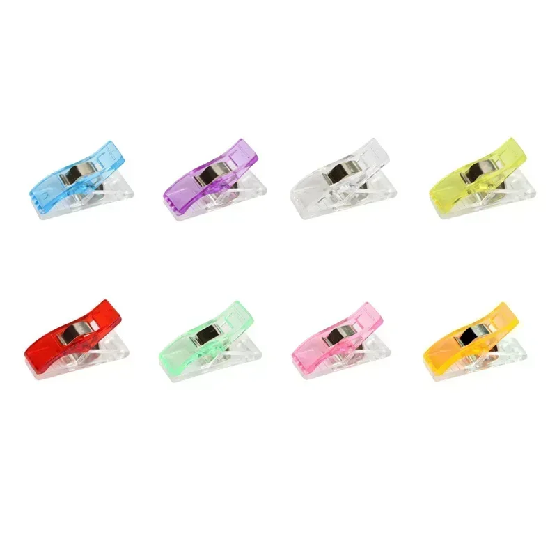 Multipurpose Sewing Clips Colorful Clips Plastic Craft Crocheting Knitting Safety Assorted Color Binding Paper sewing clips,plastic clips