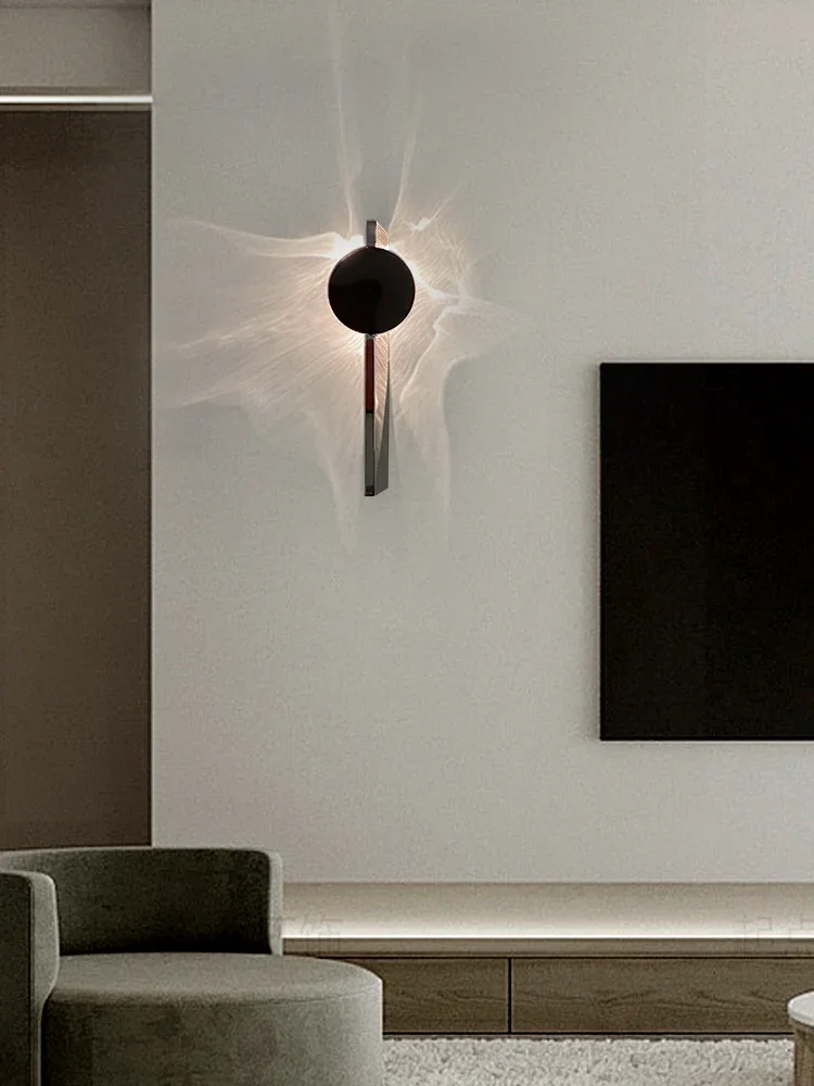 Minimalist LED Lamp Living Room Background Wall Lamp Foyer Bedroom Bedside LED Wall Aisle Atmosphere Creative Hanging
