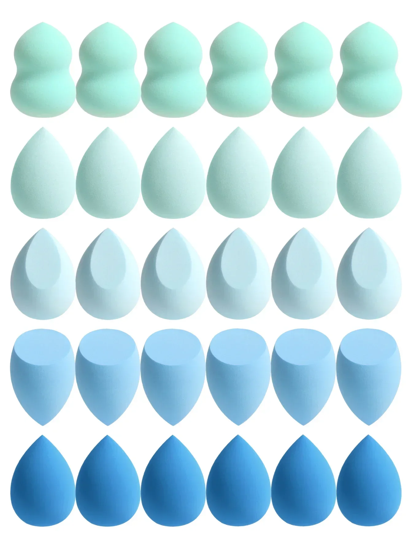 Beauty Makeup Sponges Foundation Mixed