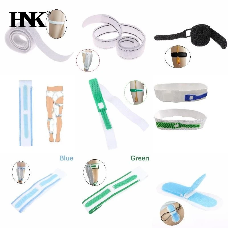 Adjustable External Durable Urine Bag Leg Holder Fixation Band Starp Fixator For urine catheter holder