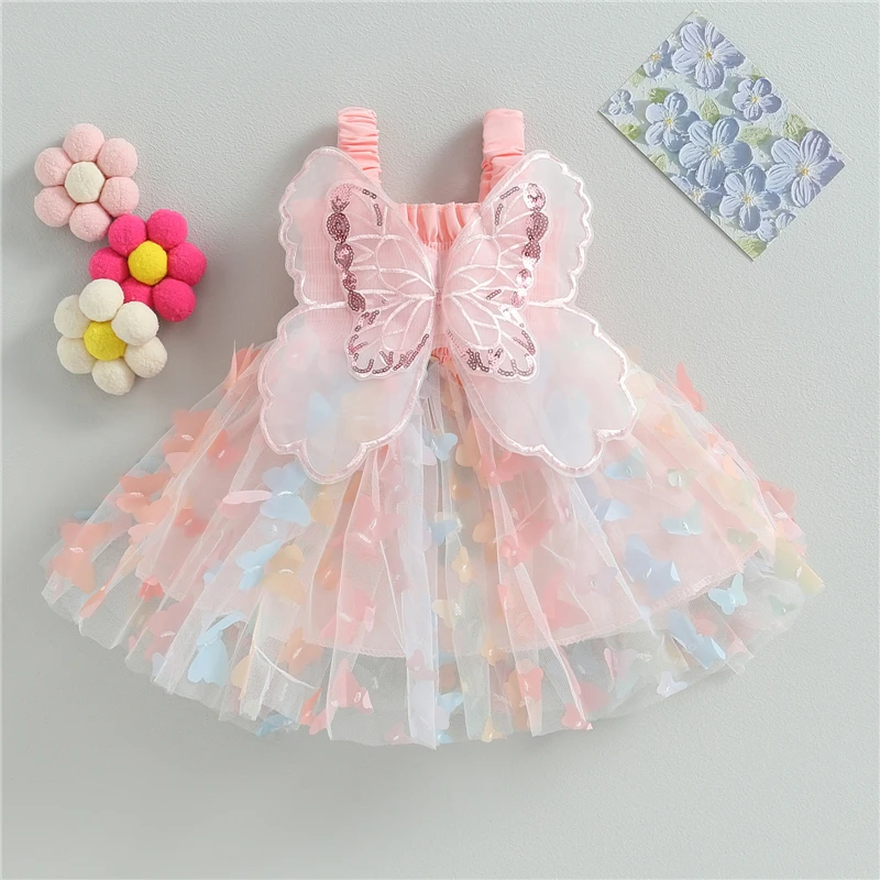 Xiaojiu Robe Bleu Vêtements Filles Pan Baby Kids Summer