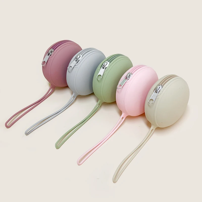 1pcs Baby Silicone New Nipple Bag Is Easy To Carry Silicone Baby Food-Grade Pendant DIY Accessories Toy Accessories Gift