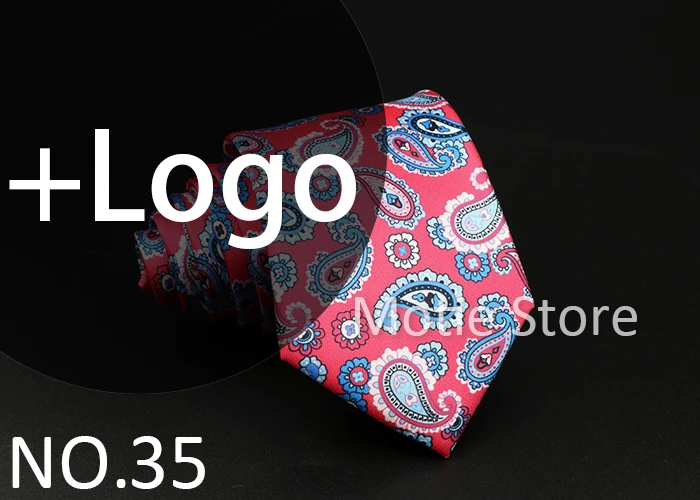 Neue modische Herren-Krawatten mit Box, blaue Krawatte, grüne, orangefarbene Krawatten für Herren, Paisley-Blumenmuster, passend für Hochzeit, Arbeitsplatz, Anzug, Hemd – Detail 37