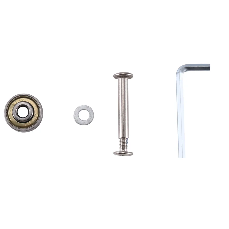 A68P-55Mm X 18Mm 수하물 가방 교체 바퀴, PU 회전 캐스터 휠 탄소강 베어링 수리 키트 검정색