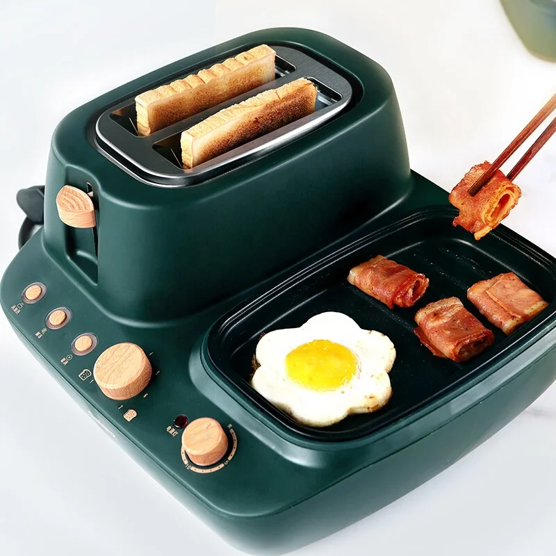 

Multi-functional Breakfast Maker Electric Bread Sandwich Waffle Mach Toaster Sandwich Maker Home 3 In 1 Breakfast Maker Machine