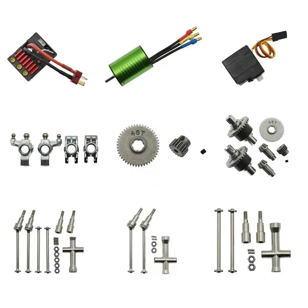 

SCY 16101 PRO 16102 PRO 16103 PRO RC Car Brushless Metal Upgrade Parts DIY PARTS Original Parts Brushless Motor Gear Drive Shaft