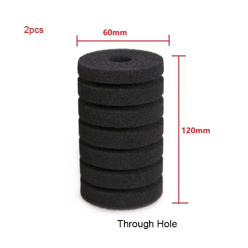 2pcs 6x12cm Black