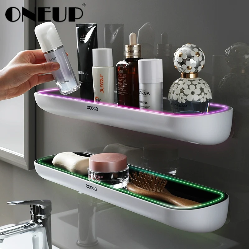 1pc Shower Storage Bathroom Shelf Rack Shampoo Bath Towel