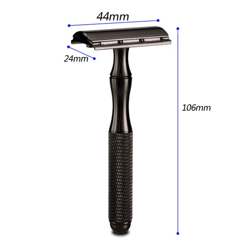 New Shaver Adjustable Safety Razor Barber Tools Double Edge Stainless Steel Classic Mens Women Mild Hair Removal Shaver Razor 6