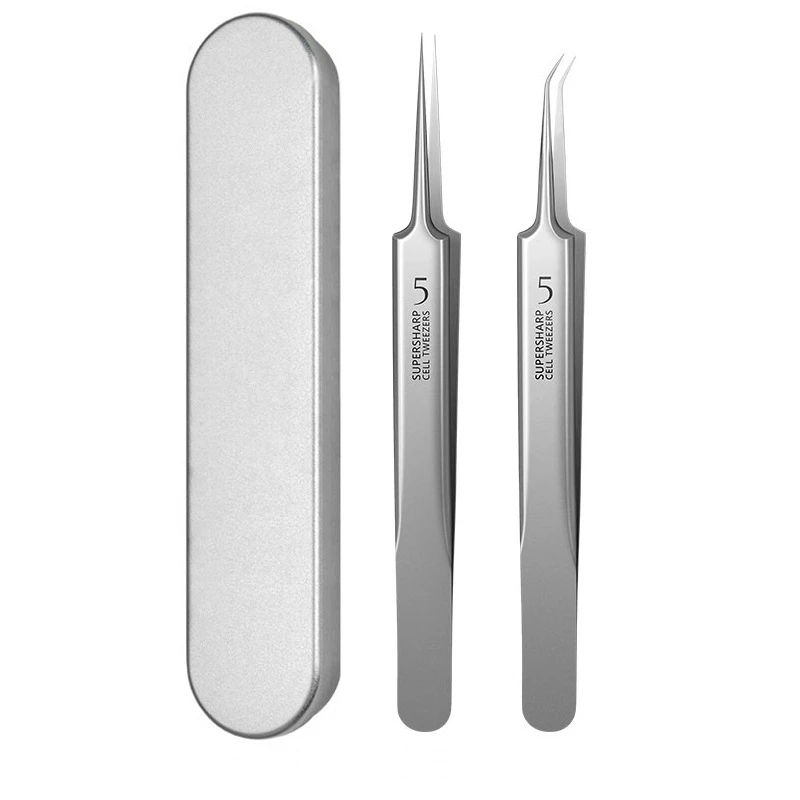 German Ultra-fine Cell Pimples Blackhead Clip Medical Tweezers Beauty Salon Special Scraping Pore Cleaner Artifact Acne Needle precision tweezers tweezer tool pimples blackhead tweezers blackhead clip tweezers