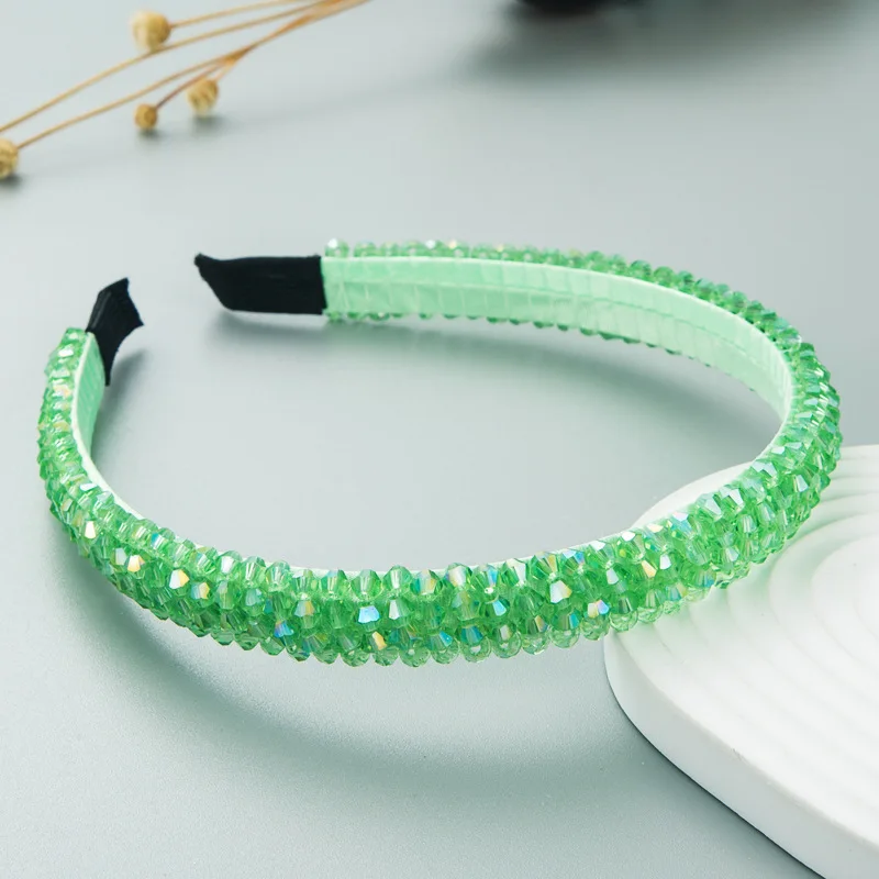 Crystal Beaded Braided Handmade Headband