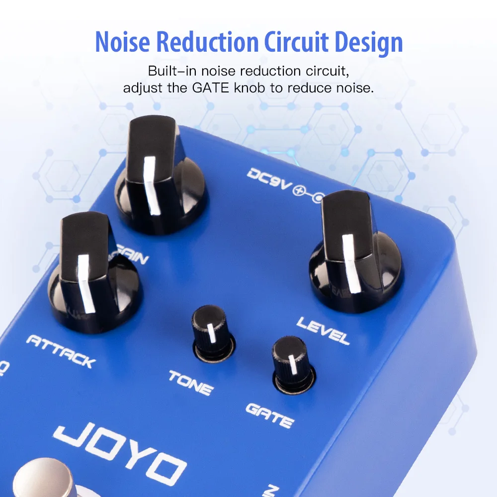 JF-23 ARGOS OVERDRIVE Guitar Pedal Argos Overdrive Tones Noise Reduction Circuit