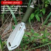 Mini Camping Shovel Stainless Steel Small Backpacking Shovel Multipurpose Lightweight Metal Shovel for Outdoor Survival 1