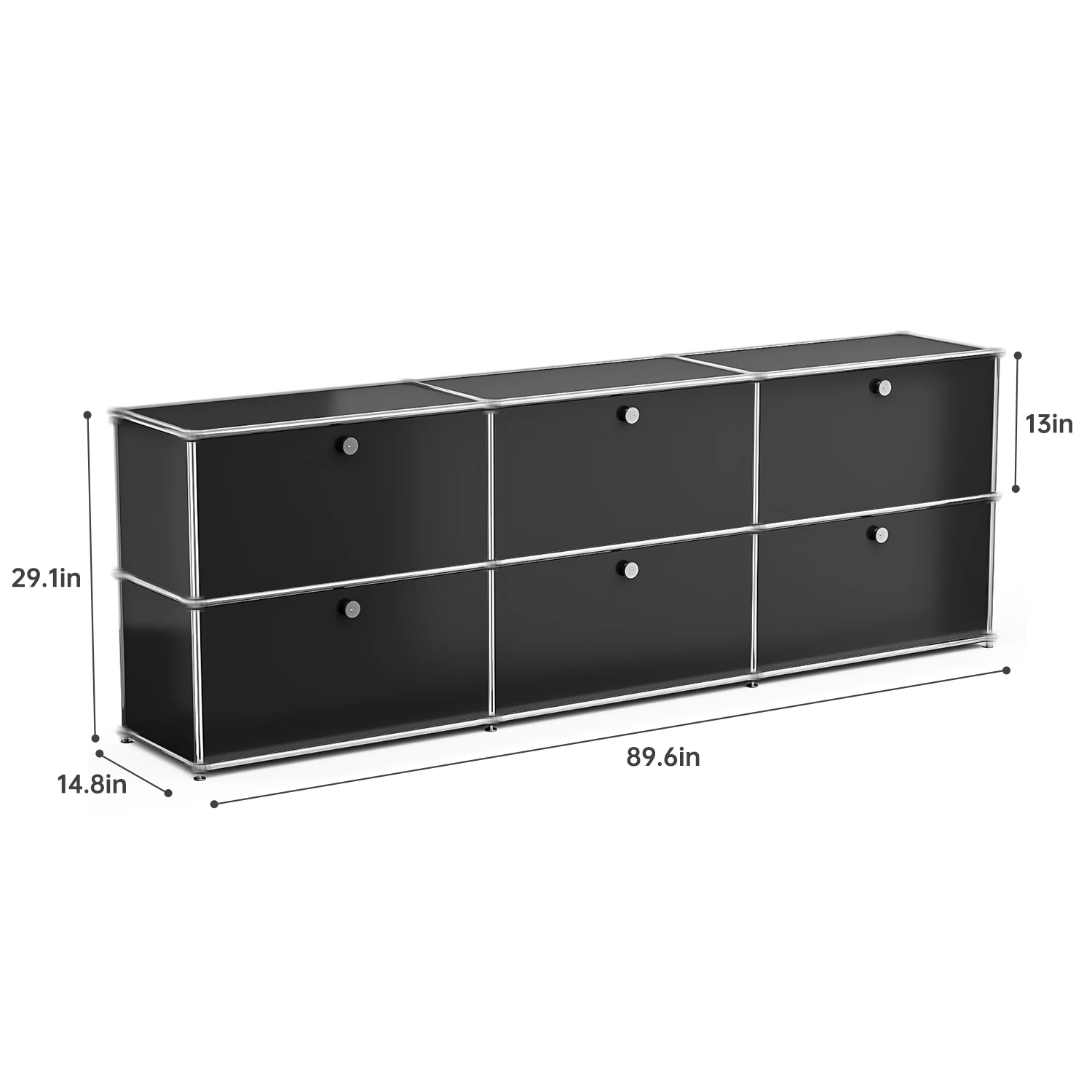 Black 2 Layer 6 Door