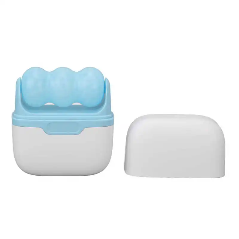 

Double Head Ice Roller Portable Facial Ice Roller Massager for Eye Puffiness Skin Care Tool Blue