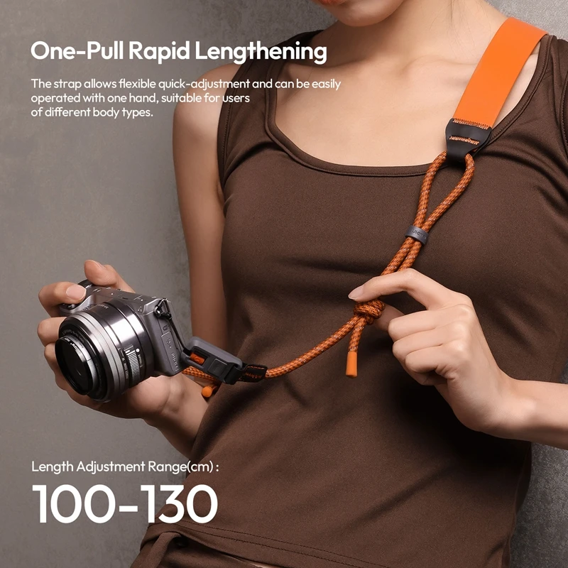 Ulanzi CSS2 U-Snap Camera Shoulder Strap Lite Quick Release System for Street Documentary Outdoor Casual Travel Vlogs Crossbody