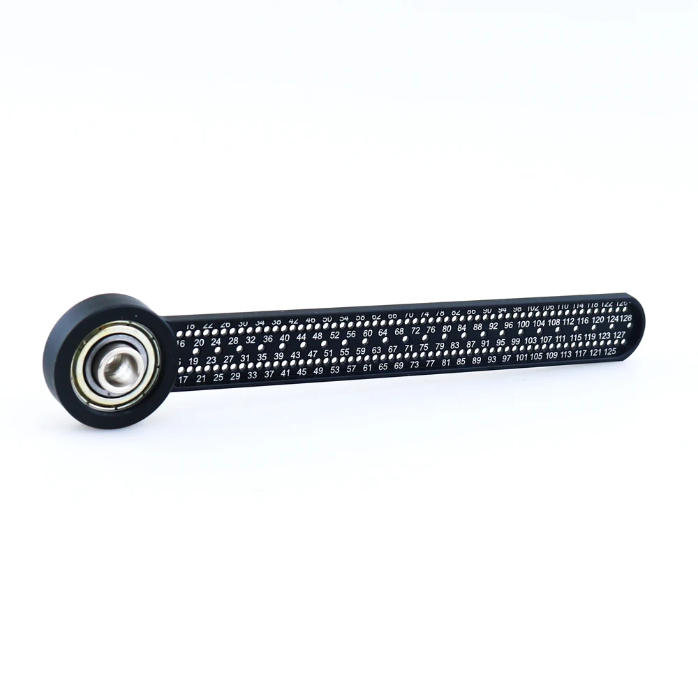 Portable Aluminum Alloy Drawing Compass Hole Ruler Woodworking Tool Design Drawing DIY woodworking ruler woodworking gauge scribing tool