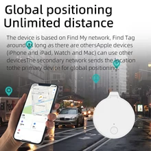  Kids Dogs Cat Pet Key Wallet Real Time Location Mini Gps Tracker Tag Smart Bluetooth 5.0 Long Distance Portable Anti-Lost Device 