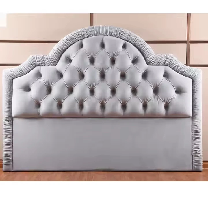 Modern Nailing Upholstered Leather Headboard