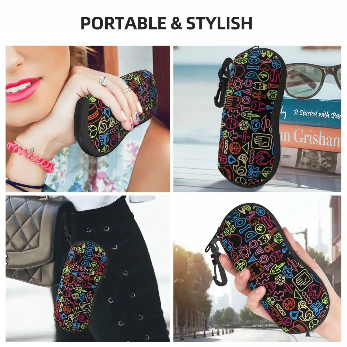 Adventure Glasses Case Fashion Japan Anime Manga Reading Storage Box Ultra Eye Contacts Case