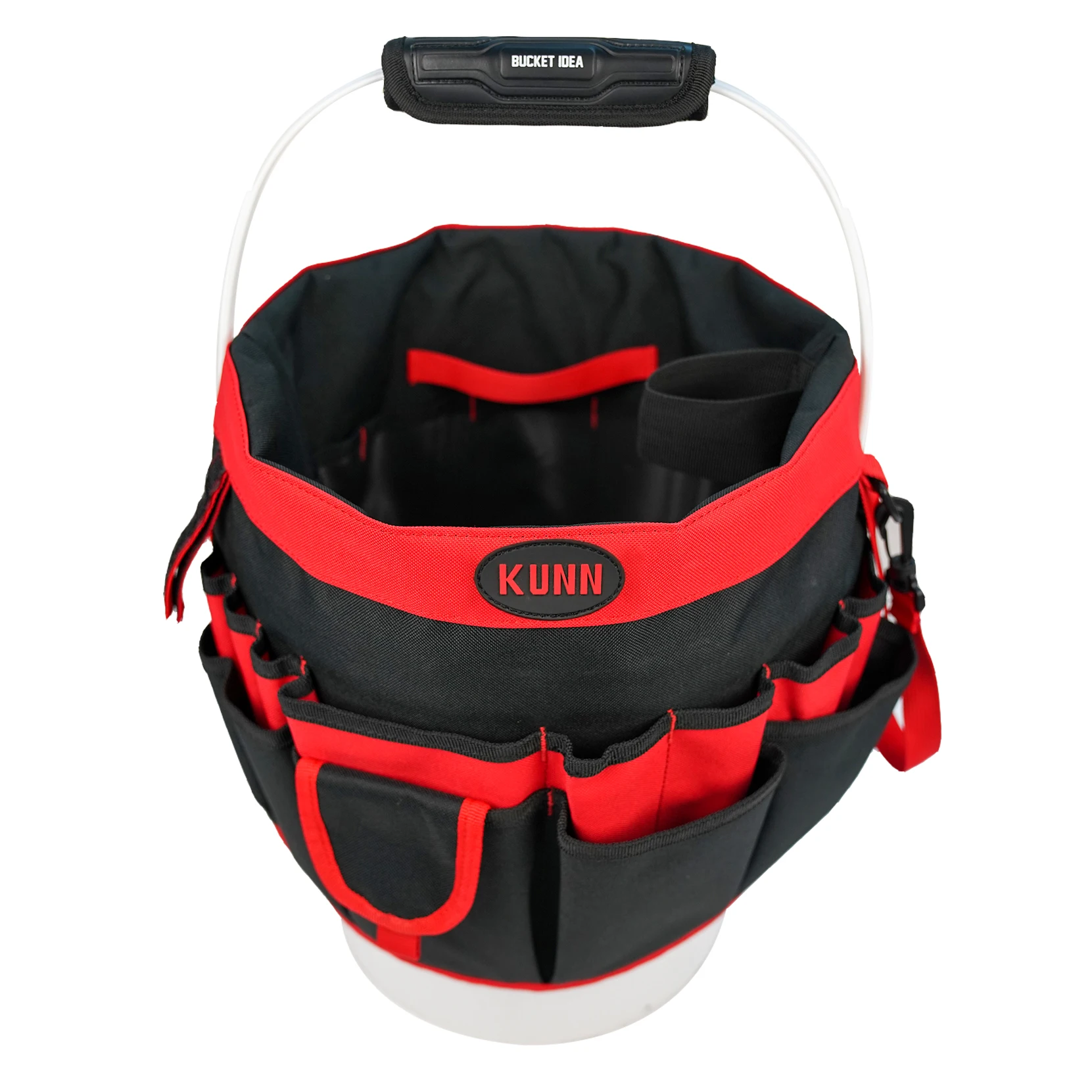 KUNN Bucket Tool Organizer - 35 Pockets Fits 5 Gallon Buckets for Garden,Carpenter