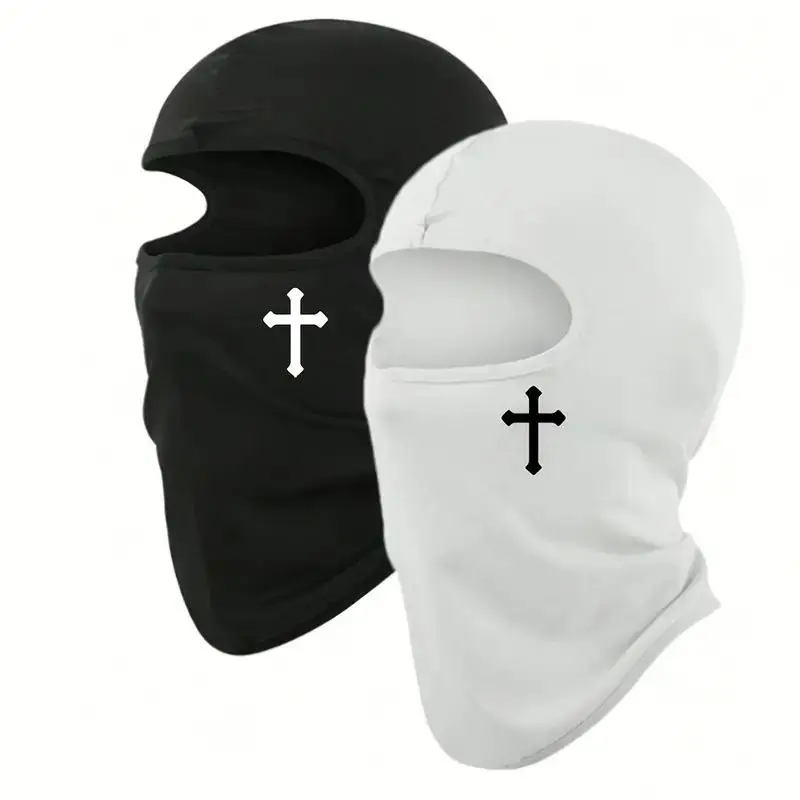 Christliche Sturmhaube, Kreuz-Skimaske, Vollgesichtsmaske, Abdeckung, Glaube, Shiesty Jesus, Gesichtsbedeckung, atmungsaktiv, für Männer und Frauen, Sport, Motorradfahren – Detail 5
