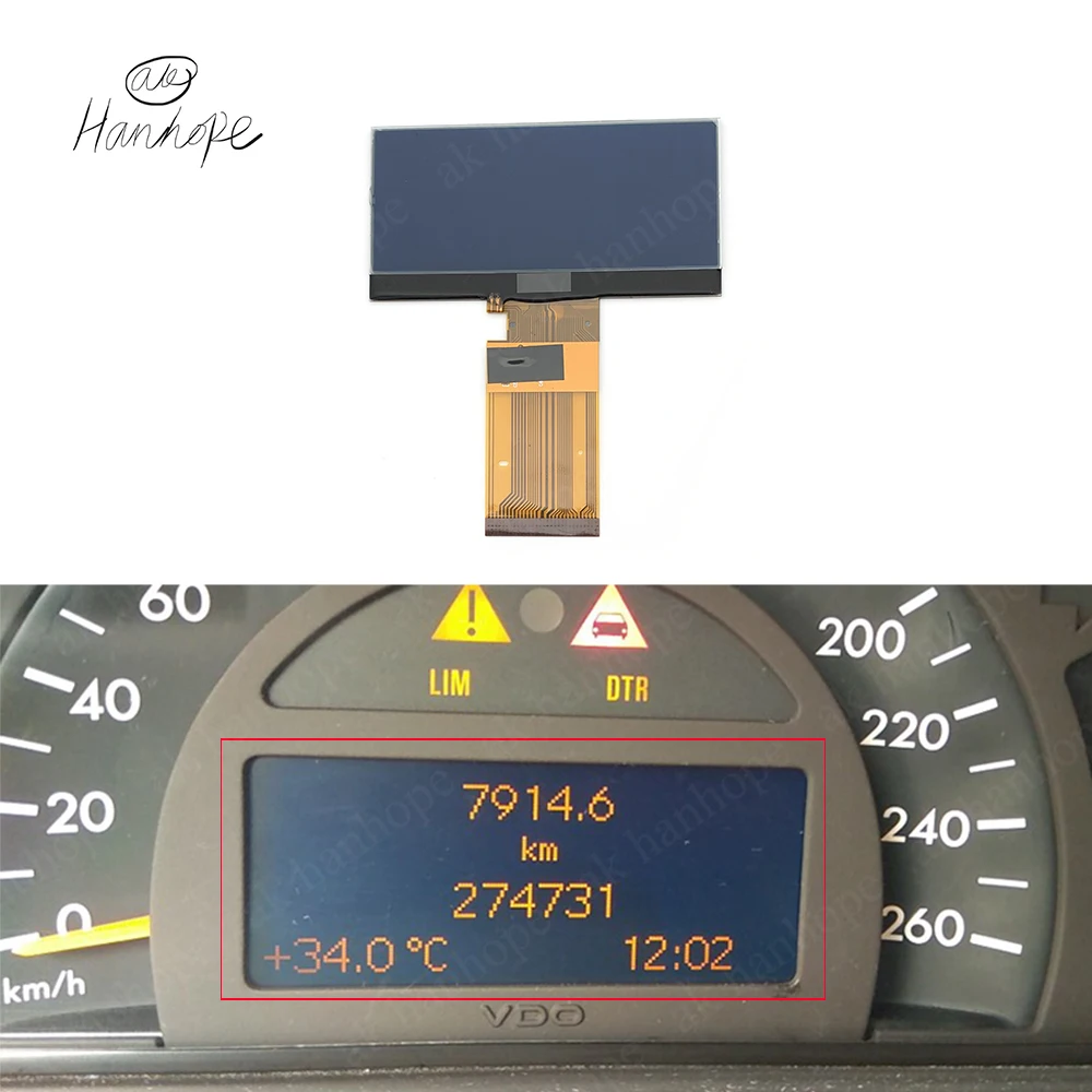 ForMercedesBenzW203CClass20002007W463InstrumentClusterDashboardLCDScreenDisplay