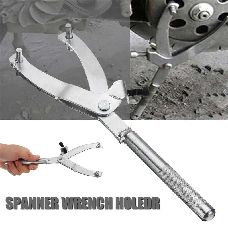 

28cm Universal Variator Clutch Remove Holder Repair Tool Motorcycle Moped Scooter Flywheel Spanner Wrench Variator Puller Tool