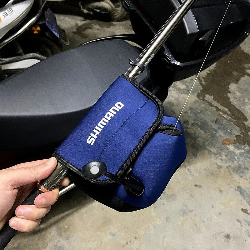 Made in Japan Original SHIMANO Fishing Reel Pouch Case Spinning Bag And  Casting Reel Cover Protective