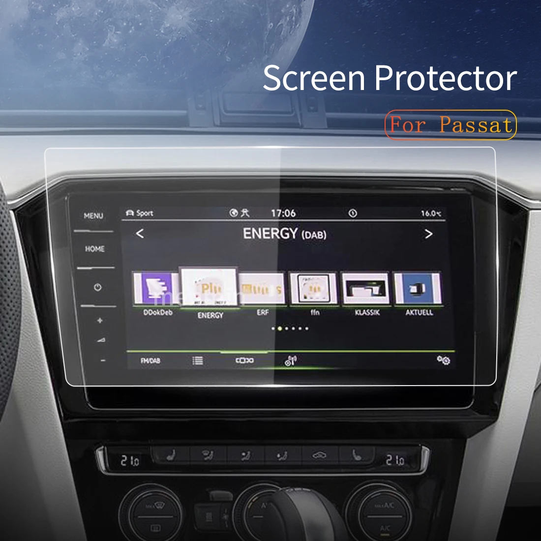 

Carplay Car Stickers Screen Protector For VW Passat 2023 Tempered Glass Protective Film Navigation Auto Accessories 9.2 inch